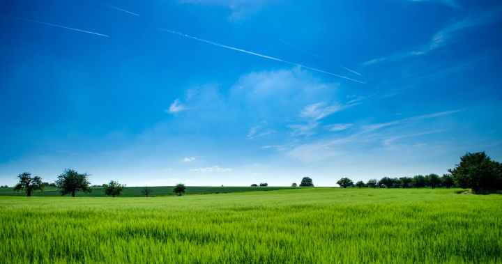 agriculture clouds countryside cropland