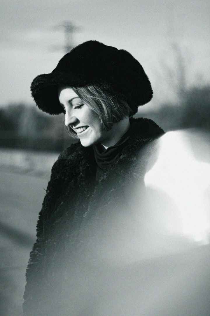 woman wearing hat photograph